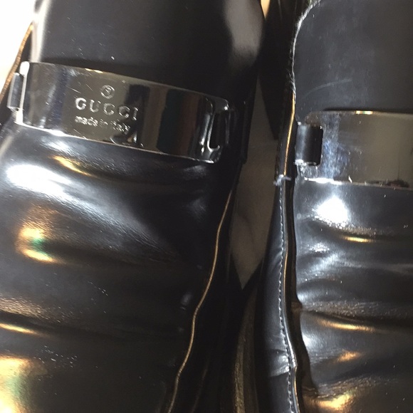 GUCCI MEN BLACK SHOES SIZE 7.5D main image 4